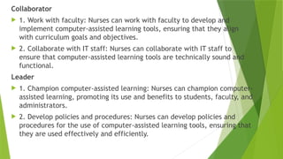 computer assisted learning power point prsentation | PPTX