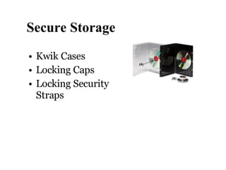 Secure Storage Kwik Cases Locking Caps Locking Security Straps 