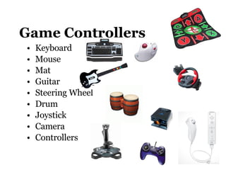 Game Controllers Keyboard Mouse Mat Guitar Steering Wheel Drum Joystick Camera Controllers 