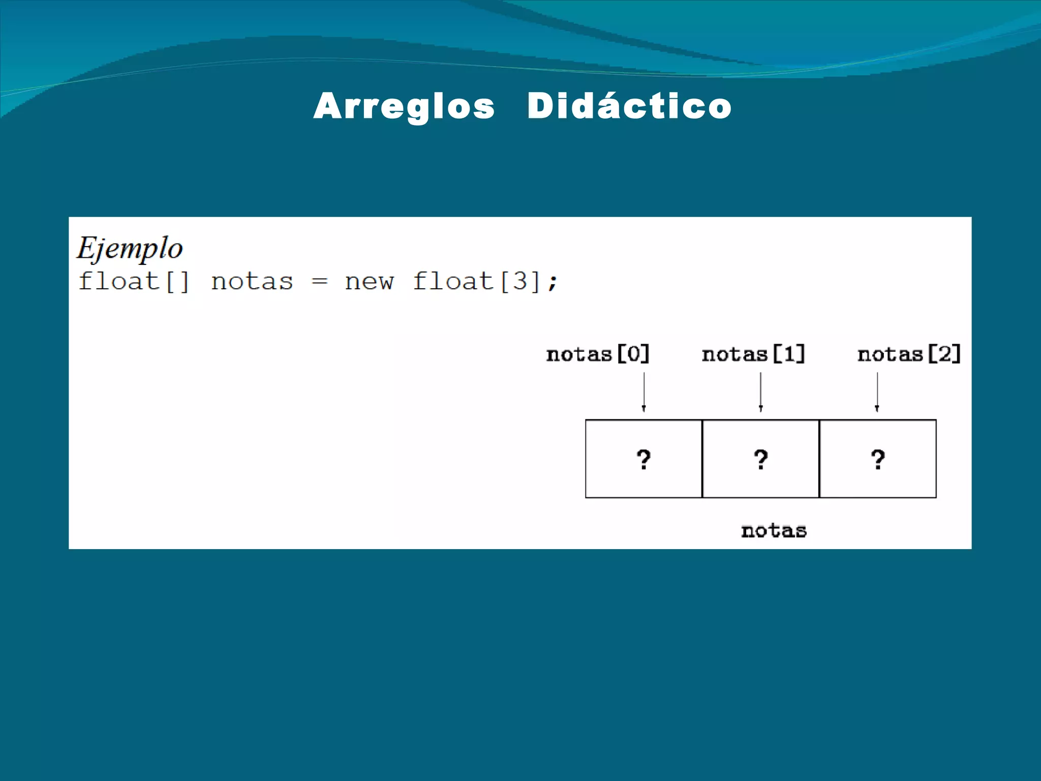 Arreglos  Didáctico  
