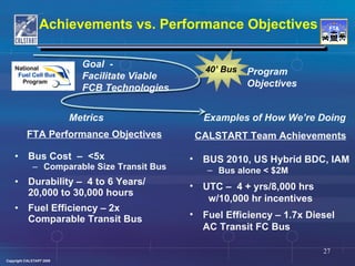 Calstart fuel cell bus review short v3 | PPT