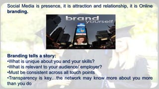 Self Branding for College Students Using Social Media | PPTX