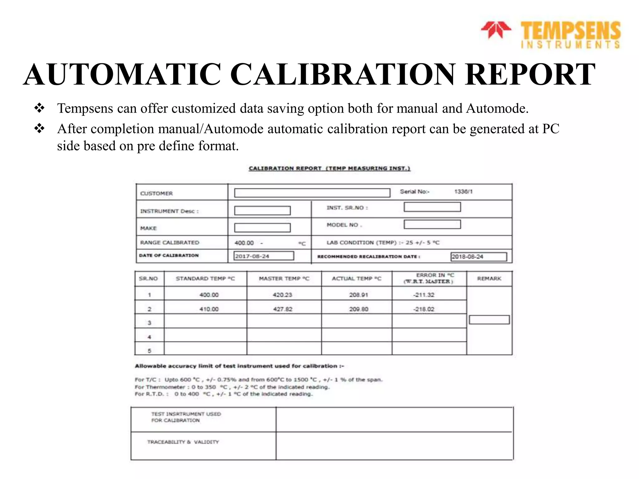 Cem Autocal Calsys 650 autocal | PPTX