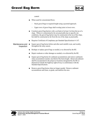 *HRWH[WLOHV 0DWV 3ODVWLF RYHUV                                                                 66
DQG (URVLRQ RQWURO %ODQNHWV

                         2YHUODS WKH HGJHV RI DGMDFHQW SDUDOOHO UROOV  PP  LQ 