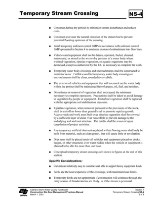 Slope Drains                                            SS-11




   Caltrans Storm Water Quality Handbooks                         Section 3
   Construction Site Best Management Practices Manual   Slope Drains SS-11
   March 1, 2003                                                     3 of 3
 