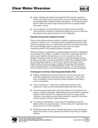 Silt Fence                                              SC-1




   Caltrans Storm Water Quality Handbooks                      Section 4
   Construction Site Best Management Practices Manual   Silt Fence SC-1
   March 1, 2003                                                  5 of 6
 