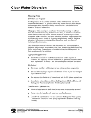 Silt Fence                                              SC-1




   Caltrans Storm Water Quality Handbooks                      Section 4
   Construction Site Best Management Practices Manual   Silt Fence SC-1
   March 1, 2003                                                  6 of 6
 