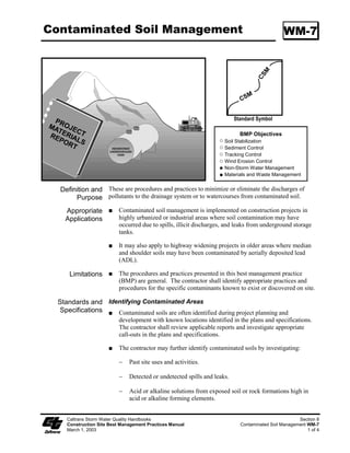 Stabilized Construction Entrance/Exit TC-1




                     Stabilized Construction Entrance/Exit (Type 2)


   Caltrans Storm Water Quality Handbooks                                                     Section 6
   Construction Site Best Management Practices Manual        Stabilized Construction Entrance/Exit TC-1
   March 1, 2003                                                                                  4 of 4
 