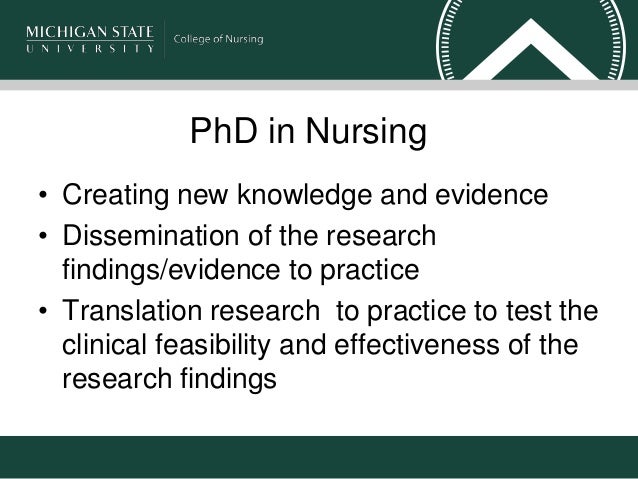 Nursing phd thesis