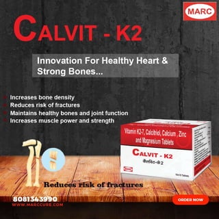 Calvit k2 | Combination of calcium with nutrition D 