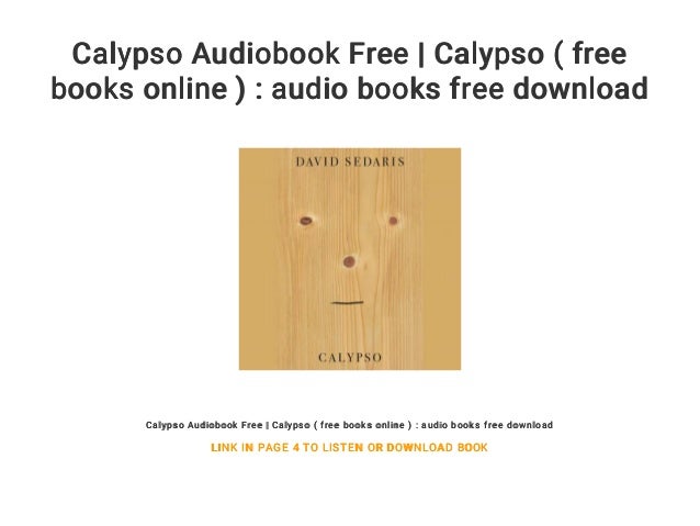 Download Calypso David Sedaris Free Books