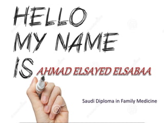 Saudi Diploma in Family Medicine
 