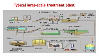 Typical large-scale treatment plant
 