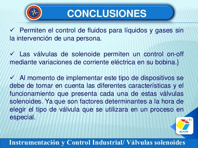 Valvula solenoide funcionamiento