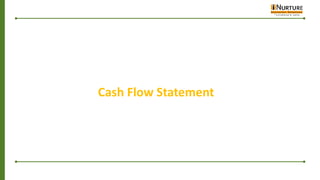 Cash Flow Statement
 