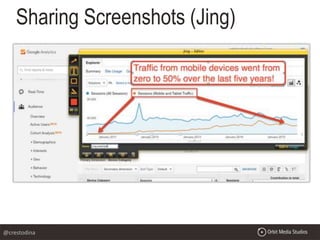 Sharing Screenshots (Jing)
@crestodina
 