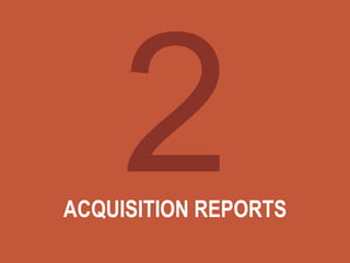 ACQUISITION REPORTS
 