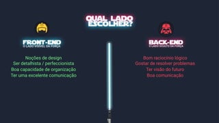 Bom raciocínio lógico
Gostar de resolver problemas
Ter visão do futuro
Boa comunicação
Noções de design
Ser detalhista / perfeccionista
Boa capacidade de organização
Ter uma excelente comunicação
 