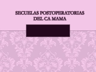 Histopatología, factores pronósticos, y predictivos en Cáncer InfiltraNte