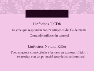 Inmunología y papel de inmunoterapia en el cáncer de mama