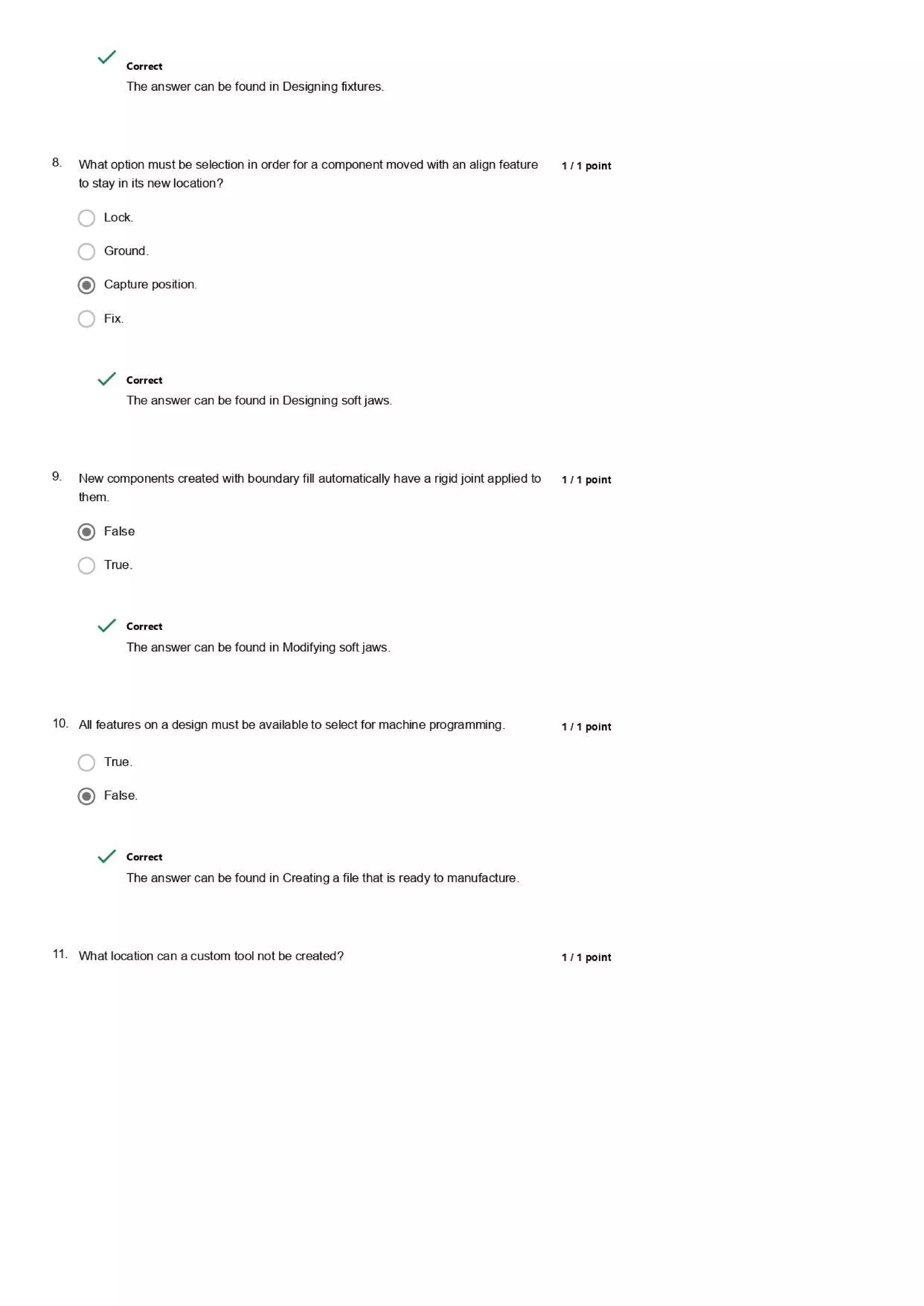 CAM and Design Manufacturing for Mechanical Engineers with Autodesk Fusion 360 QUESTIONS AND ANSWERS
