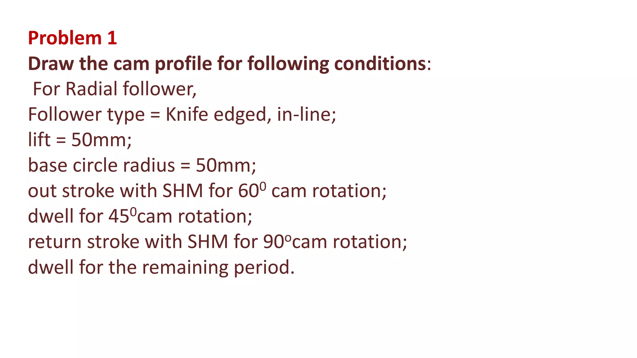 Cam and follower PPT