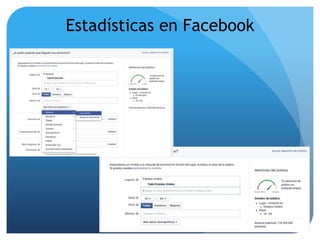 Estadísticas en Facebook