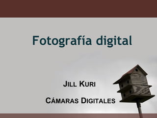 J ILL  K URI     C ÁMARAS  D IGITALES Fotografía digital   