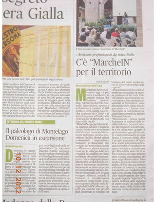 Corriere Adriatico: Articolo su MarcheIN