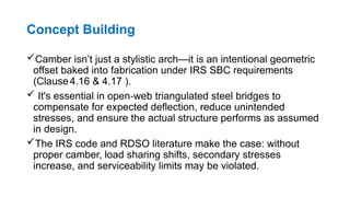Camber in Steel Bridges in open web girder.pptx