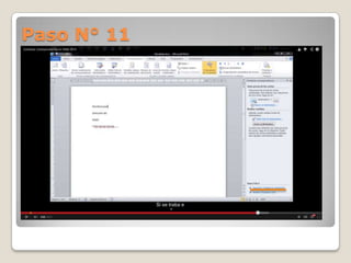Paso N° 11