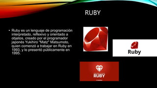 lenguaje de programación | PPTX