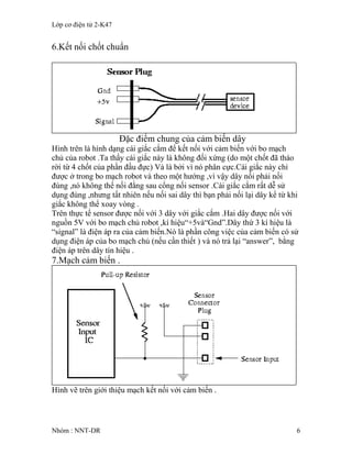 Cam bien trong robot(sensor robot) | DOC