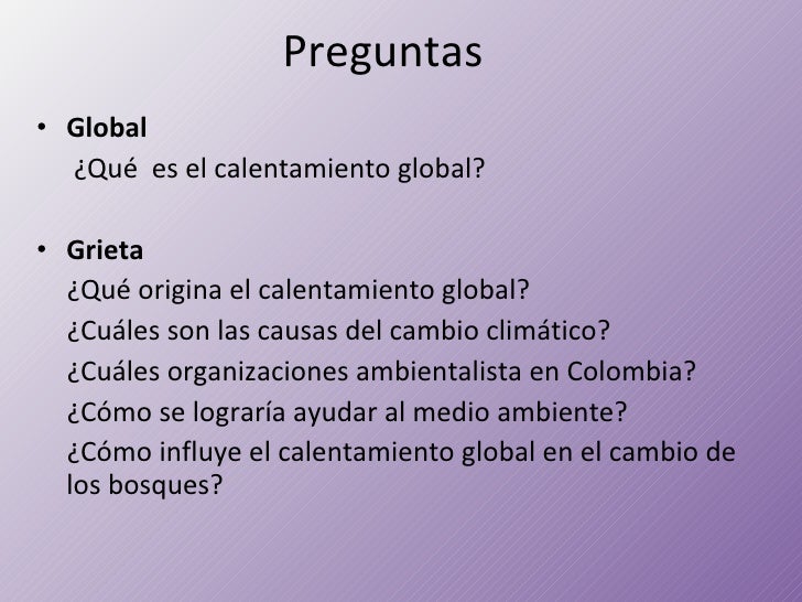 Cambio climatico