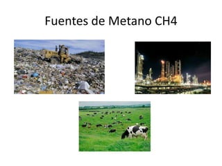 Fuentes de Metano CH4
 