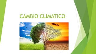 CAMBIO CLIMATICO
 