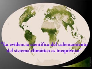 Cambio Climatico Global