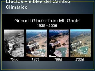 Efectos visibles del Cambio Climático