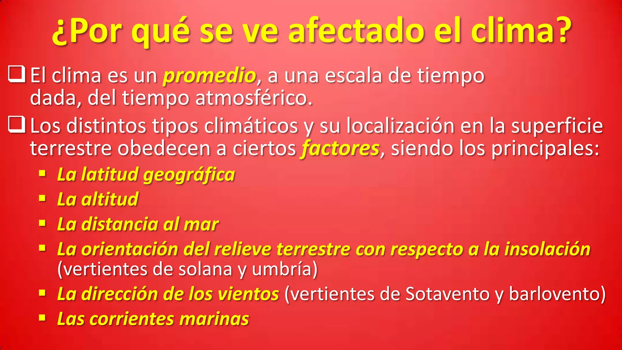 Cambio climático | PPTX