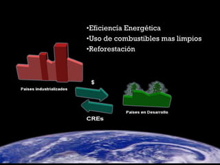 Eficiencía Energética Uso de combustibles mas limpios Reforestación 
