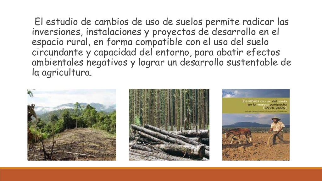 Cambio de uso de suelo
