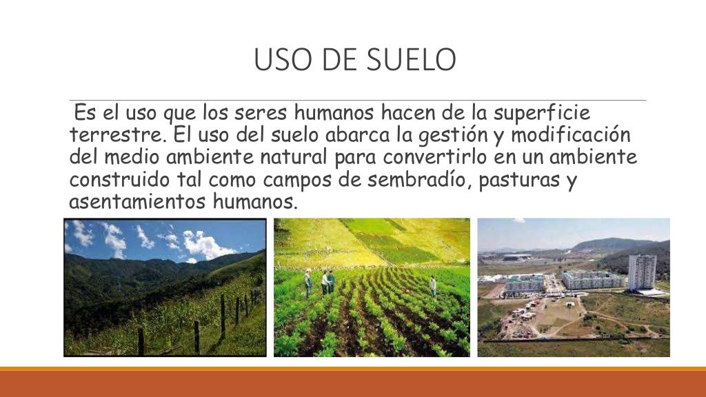 Cambio de uso de suelo