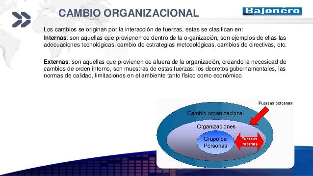 CAMBIO ORGANIZACIONAL
