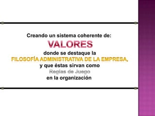  PLAN DETALLADOLas 7 Etapas del Cambio OrganizacionalEtapa 4:  GESTIÓN DE APOYO POLÍTICO PARA EL CAMBIOPremura superiorVenta interna3.  Aprobación superior
