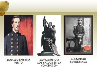 IGNACIO CARRERA PINTO MONUMENTO A LOS CAÍDOS EN LA CONCEPCIÓN ALEJANDRO GOROSTIAGA 