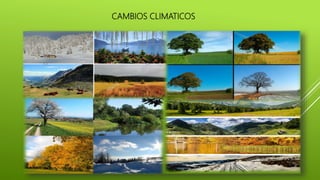 CAMBIOS CLIMATICOS
 
