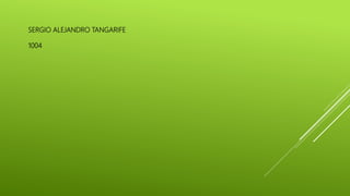 SERGIO ALEJANDRO TANGARIFE
1004
 