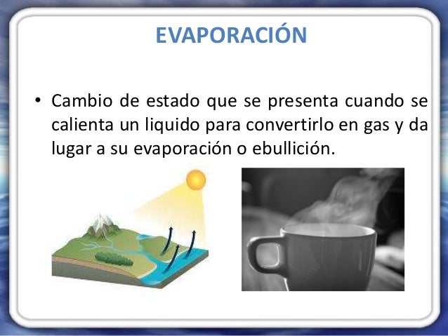 Cambios de estado