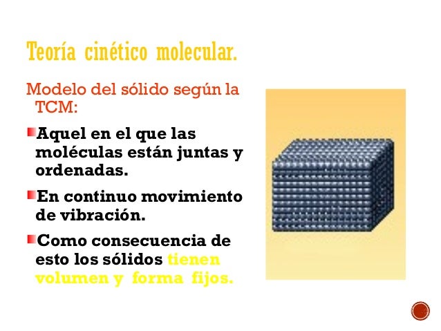 Cambios de estado de la materia