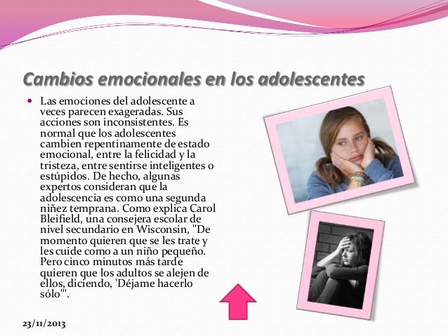 Cambios emocionales en la adolescencia